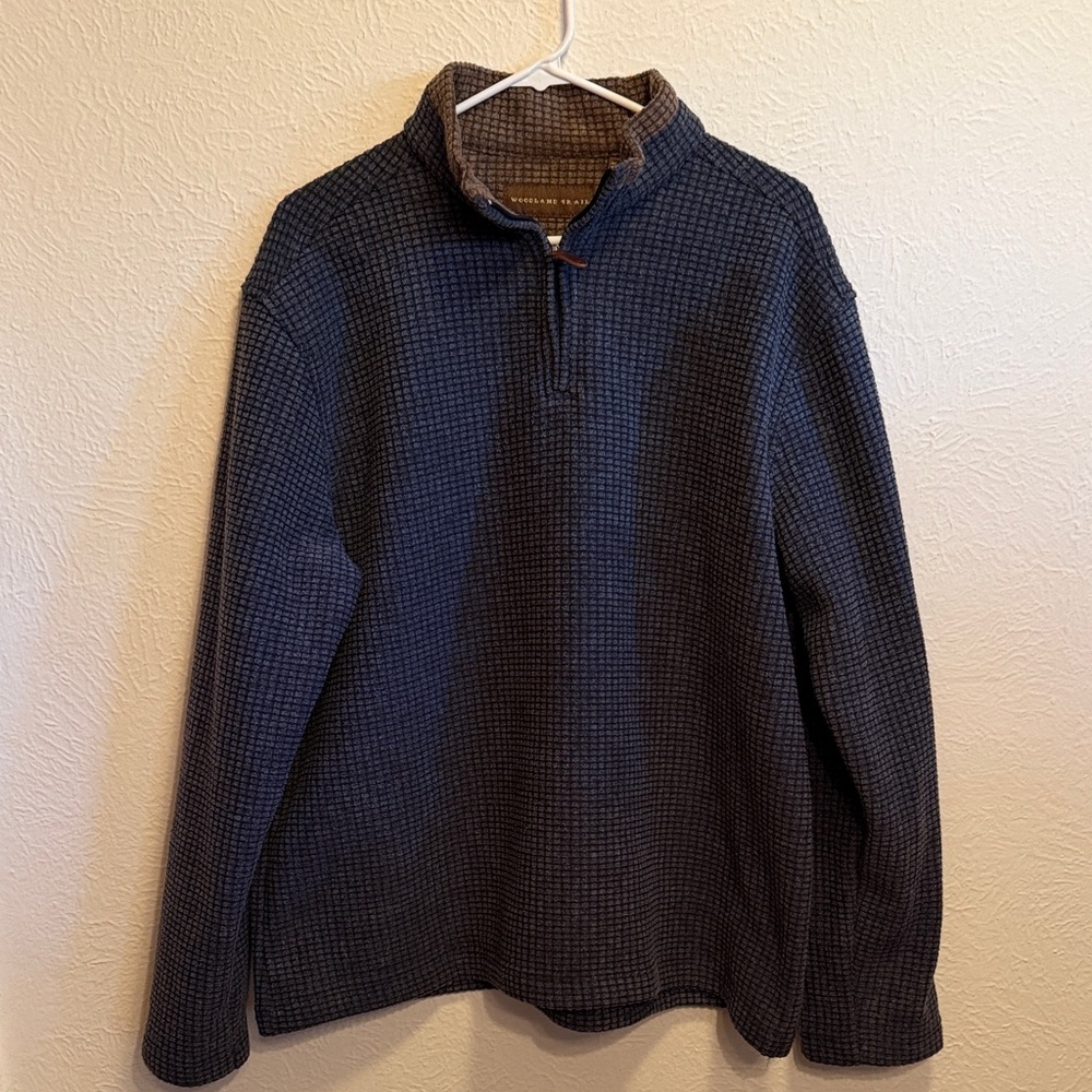 🔥🔥🔥BOGOHO🔥🔥🔥Wool and Trail Men's Blue Sweater-XL